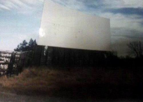 Denniston Drive-In Theatre - Old Screen Photo From Tammy Lemaster